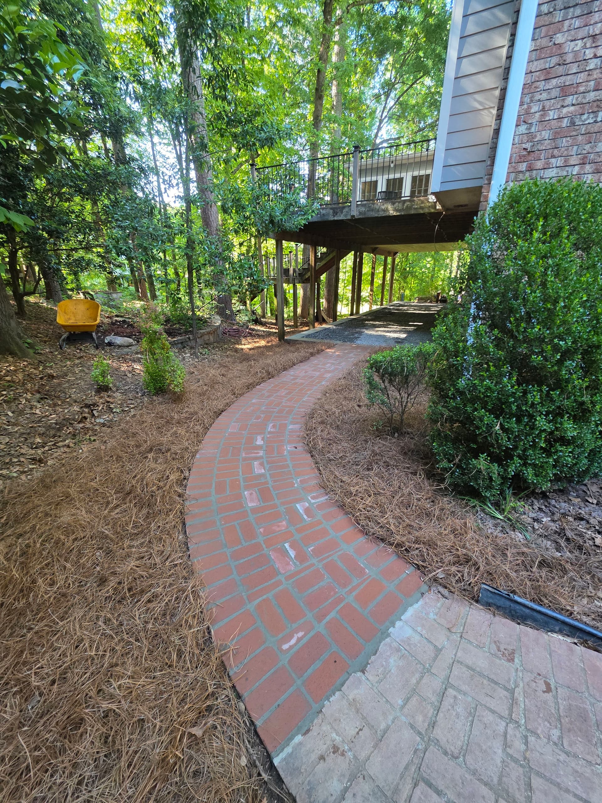 Gallery photos for Brick Walkway Repair Done Right - Base Rebuild and All: Image #1
